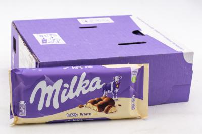 Шоколад Milka Bubbly White 90 грамм