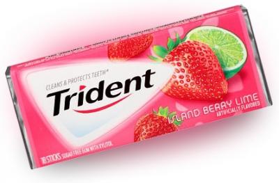 Trident Gum Island Berry Lime